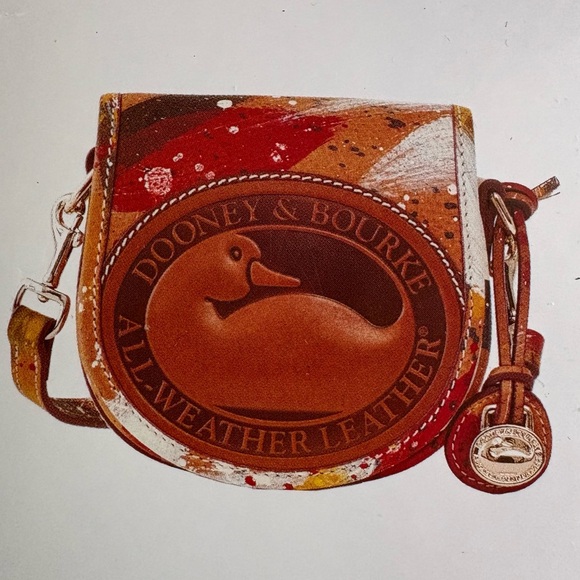 Dooney & Bourke Big Duck Dipinta Florentine Leather Limited Edition Bag - Picture 2 of 16